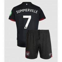 West Ham United Crysencio Summerville #7 Vonkajší Detský futbalový dres 2024-25 Krátky Rukáv (+ trenírky)